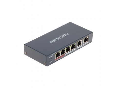 Коммутатор Hikvision DS-3E0106P-E/M(B)