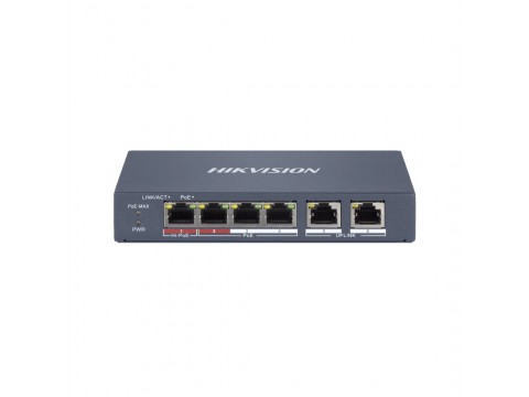 Коммутатор Hikvision DS-3E1106HP-EI