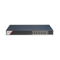 Коммутатор Hikvision DS-3E1520HP-SI-16P2T2F