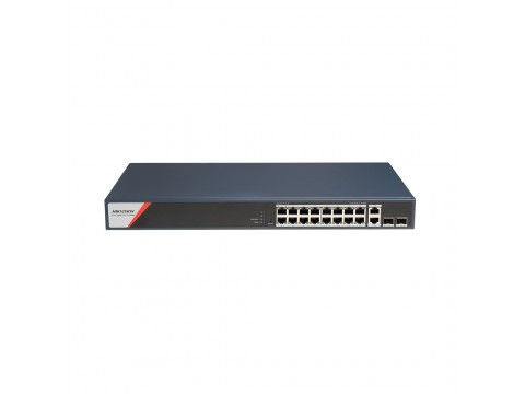Коммутатор Hikvision DS-3E1520HP-SI-16P2T2F