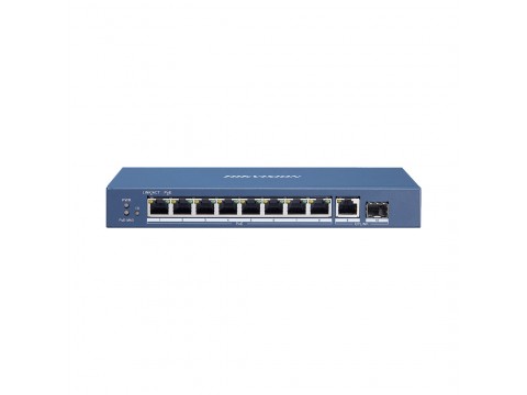 Коммутатор Hikvision DS-3E0510P-E(B)