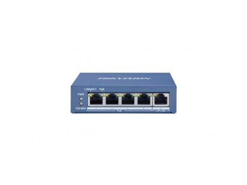 Коммутатор Hikvision DS-3E0505P-E(B)