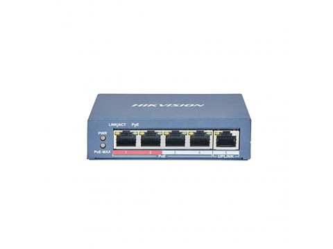 Коммутатор Hikvision DS-3E0105P-E(B)
