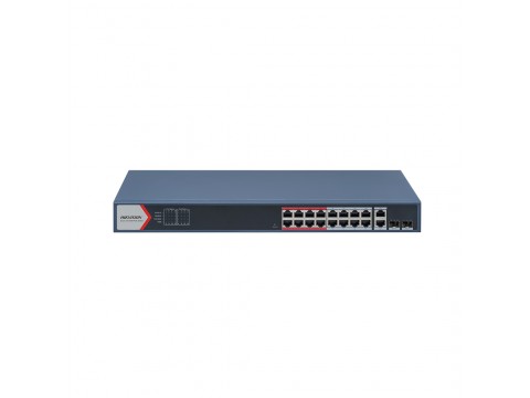 Коммутатор Hikvision DS-3E1318P-EI (B)