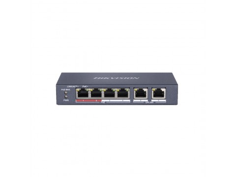 Коммутатор Hikvision DS-3E0106P-E/M