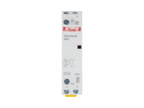 Модульный контактор Himel HDCH8S 2НО 20А 230В