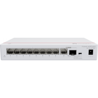 Коммутатор HUAWEI S110-8T2ST / 8*10/100/1000BASE-T / 1*GE SFP combo / 1*10/100/1000BASE-T port / 56V DC / desktop / fanless