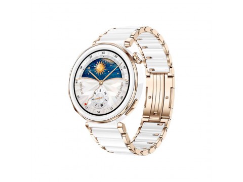 Смарт часы Huawei Watch GT 5 Pro JNA-B29 42mm White Ceramic Strap