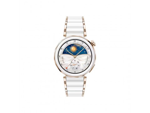 Смарт часы Huawei Watch GT 5 Pro JNA-B29 42mm White Ceramic Strap