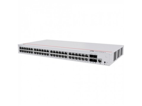 Коммутатор Huawei S220-48P4S (L2, 48*10/100/1000BASE-T ports 380W PoE+, 4*GE SFP ports, AC power)