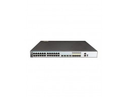 Коммутатор S5720-28X-SI-24S-DC (24 Gig SFP, 8 of which are dual-purpose 10/ 100/ 1000 or SFP, 4 10 Gig SFP+, DC -48V, front access)