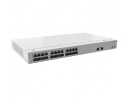 Коммутатор Huawei S110-24LP2SR (24*10/100/1000BASE-T, 2*GE SFP ports, 124W PoE+, AC power)