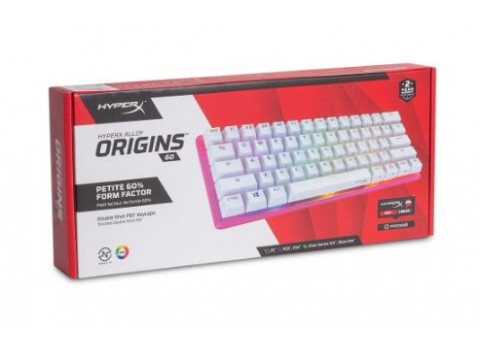 Клавиатура игровая HyperX Alloy Origins 60 572Y6AA#ACB розовый