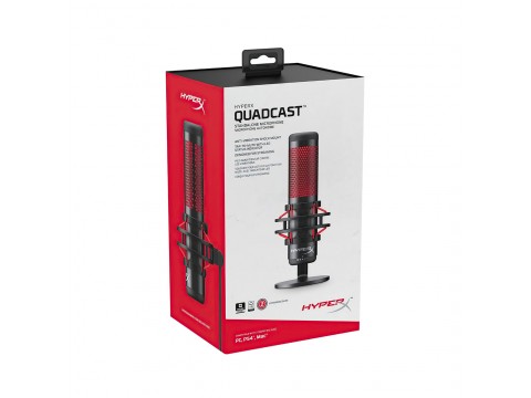 Микрофон HyperX QuadCast Standalon Microphone 4P5P6AA