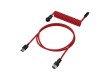 Провод для механической клавиатуры HyperX USB-C Coiled Cable Red-Black 6J677AA