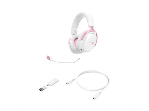 Гарнитура HyperX Cloud III S - Gaming Headset (White-Pink) DG0R2AA