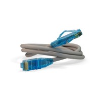 Hyperline PC-LPM-UTP-RJ45-RJ45-C6-1M-LSZH-GY Патч-корд U/UTP, Cat.6 (100% Fluke Component Tested)