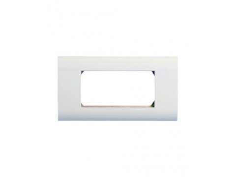 Hyperline FP-2M45-1-WH Лицевая панель 80х148 мм для 4-х модулей 45х22.5 мм (аналогов Mosaic)
