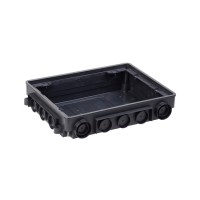 IEK KNU-12-PA-9011 Коробка напольная ONFLOOR 12 модулей