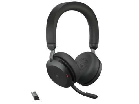 Jabra Evolve2 75, Link380a MS Stereo Stand Black