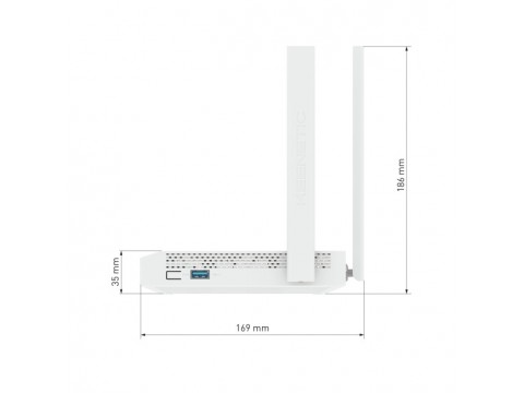 Гигабитный интернет-центр с Mesh Wi-Fi 6 AX1800 Keenetic