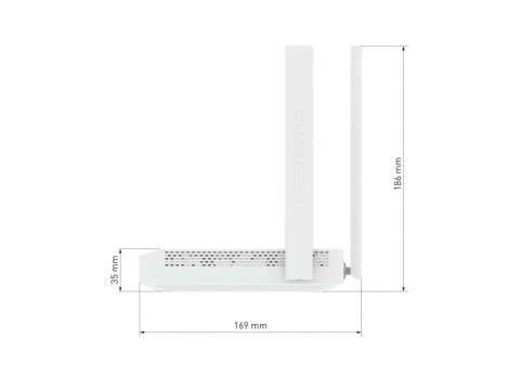 Гигабитный интернет-центр с Mesh Wi-Fi 6 AX1800 Keenetic