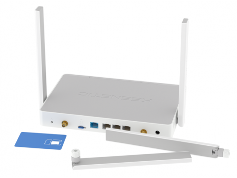 Гигабитный интернет-центр с модемом 4G+ Keenetic