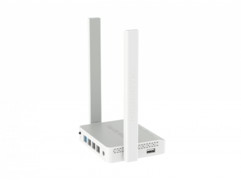 Интернет-центр для USB-модемов LTE/4G/3G с Mesh Wi-Fi N300 и 4-портовым Smart-коммутатором Keenetic