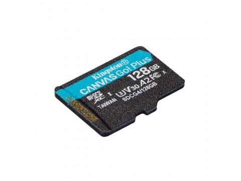 Карта памяти Kingston SDCG4/128GBSP Canvas Go Plus A2 U3 V30 128GB