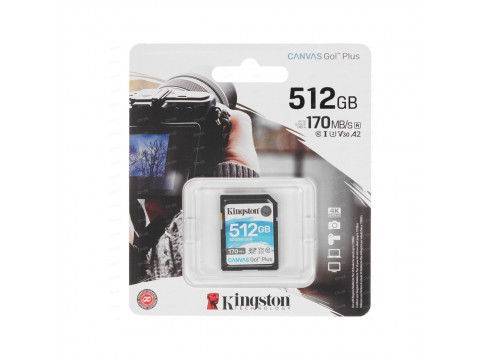 Карта памяти Kingston SDG3/512GB Class 10 512GB без адаптера