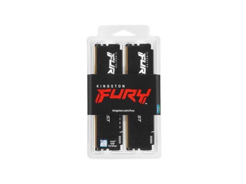 Комплект модулей памяти Kingston FURY Beast KF556C40BBK4-128 DDR5 128GB (Kit 4x32GB) 5600MHz