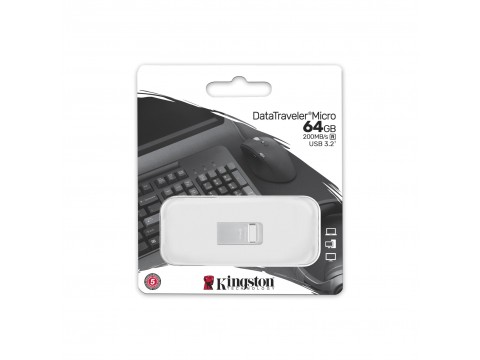 USB Флеш 64GB 3.1 Kingston DTMC3G2/64GB металл