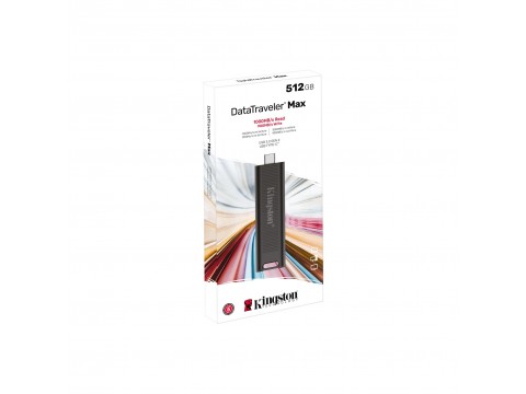 USB Флеш накопитель 512GB 3.2G2 Kingston DTMAX/512GB Type-C черный