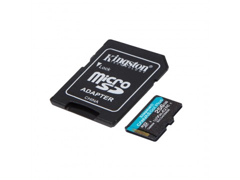 Карта памяти Kingston SDCG4/256GB Canvas Go Plus A2 U3 V30 256GB