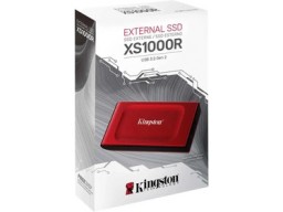 Внешний SSD Kingston XS1000 1TB/Red/USB 3.2 Gen 2/1050 MB/s Read/1000 MB/s Write