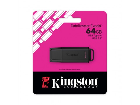 USB-накопитель Kingston DTXG2/64GB 64GB Чёрный/Розовый