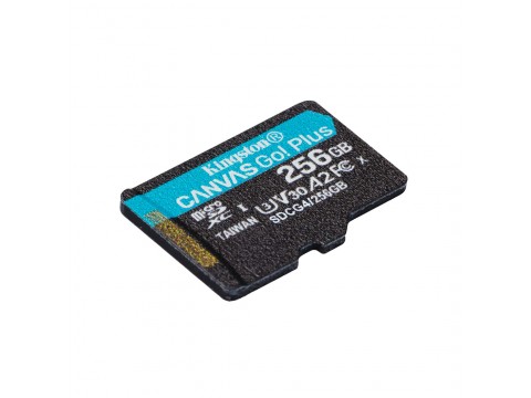 Карта памяти Kingston SDCG4/256GBSP Canvas Go Plus A2 U3 V30 256GB
