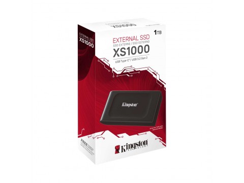 Внешний диск Kingston SXS1000/1000G / 1Tb USB-A 3.2 Gen2 1050R/1000W