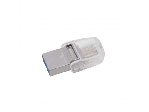 USB Флеш накопитель Kingston DTDUO3C/64GB 64GB Серебристый
