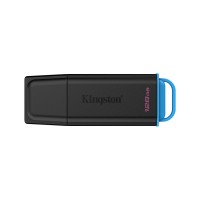 USB-накопитель Kingston DTXG2/128GB 128GB Чёрный/Голубой