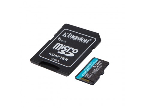 Карта памяти Kingston SDCG4/512GB Canvas Go Plus A2 U3 V30 512GB