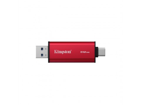 Внешний SSD диск Kingston 512GB Dual Portable Красный