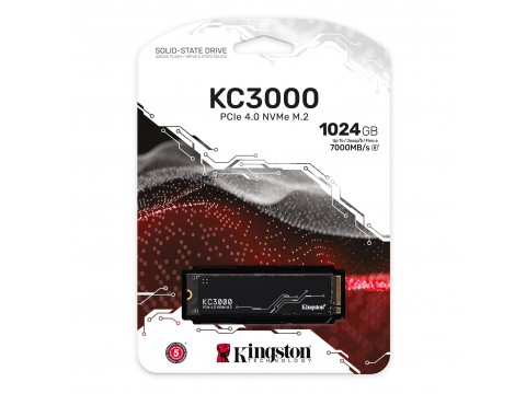 Жесткий диск SSD 1024GB Kingston SKC3000S/1024G PCIe 4.0 NVMe M2