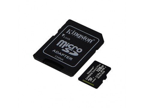 Карта памяти MicroSD, Kingston Canvas Select Plus, 128GB, SDCS2/128GB, Class 10, UHS-I, R100/W100