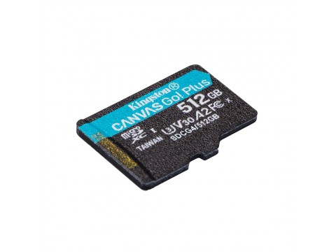 Карта памяти Kingston SDCG4/512GBSP Canvas Go Plus A2 U3 V30 512GB