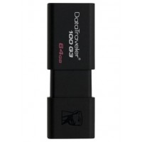 USB Флеш накопитель 64GB 3.0 Kingston DT100G3/64GB черный