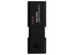 USB Флеш накопитель 64GB 3.0 Kingston DT100G3/64GB черный