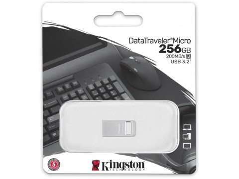 USB- Flash Kingston DTMC3G2/256GB, USB 3.2 Gen 1, 200MB/s Metal
