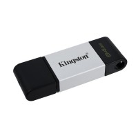 USB Флеш накопитель Kingston DT80/64GB 64GB Type-C Серебристый