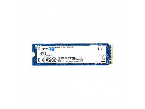 Твердотельный накопитель SSD Kingston NV3 SNV3S/1000GBK 1000GB M.2 NVMe PCIe 4.0x4 6000/4000Мб/сBULK